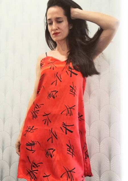 Vestido lencero Aurora