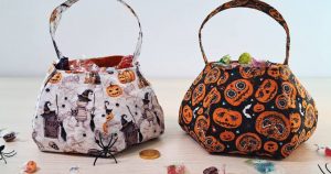 Cestas de tela para Halloween