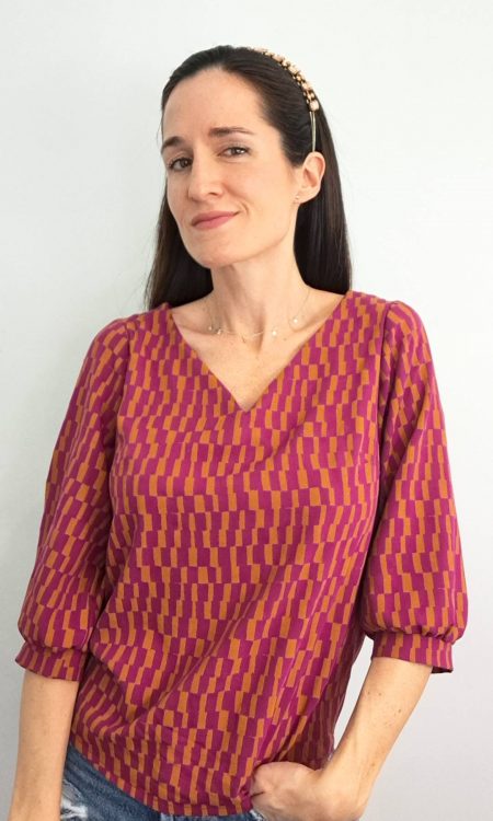 Blusa escote corazon