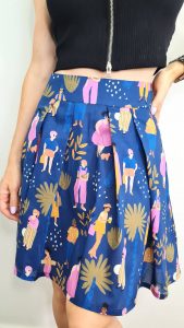 Cose una falda con bolsillos con patrón pdf gratuito