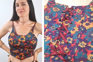 Corset patrón gratuito