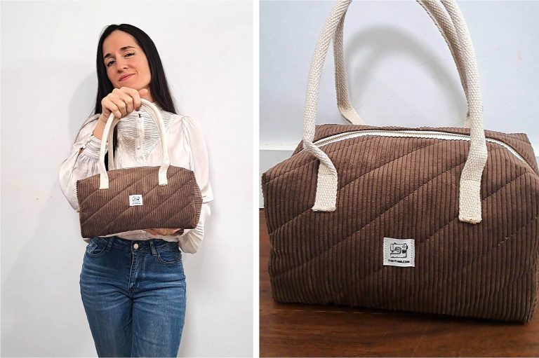 Bolso boxy acolchado