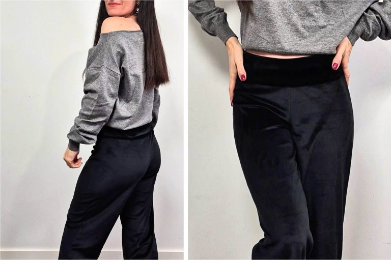 Pantalones de punto con patrón gratis