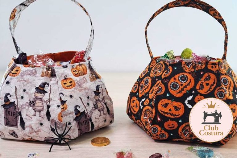 Cestas de tela para Halloween