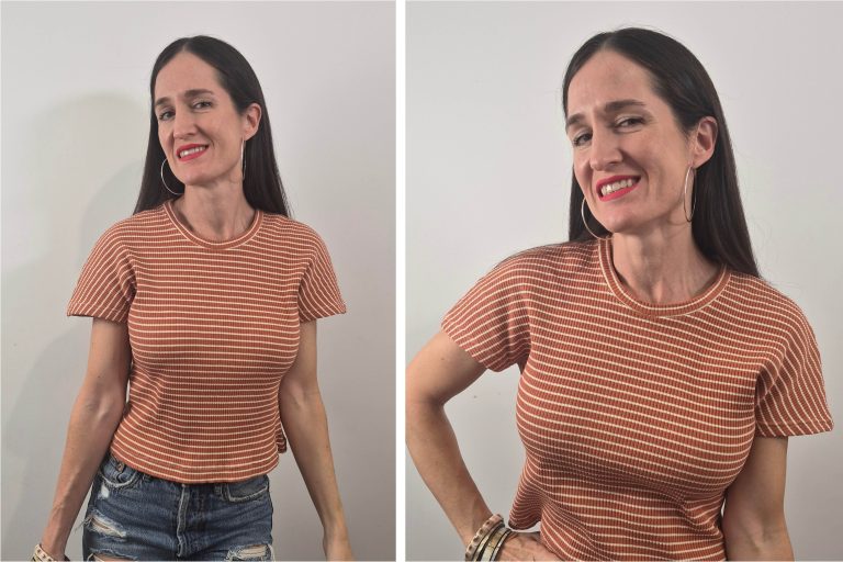 Camiseta de punto, cómoda y fácil de coser Camiseta Cloe